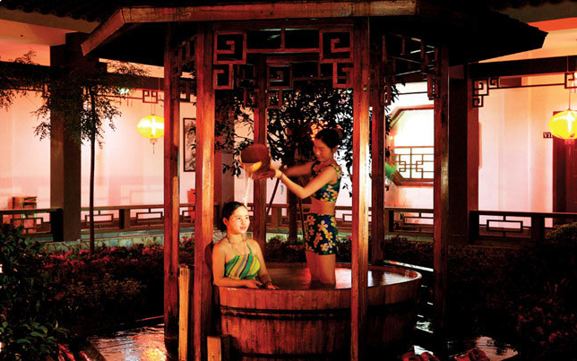 【【当天可订,免预约】张家界江垭温泉双人门